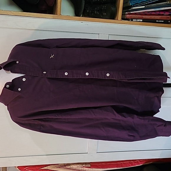 Eddie Bauer Other - Men's Size Large Plum Button Up Shirt 100% Cotton